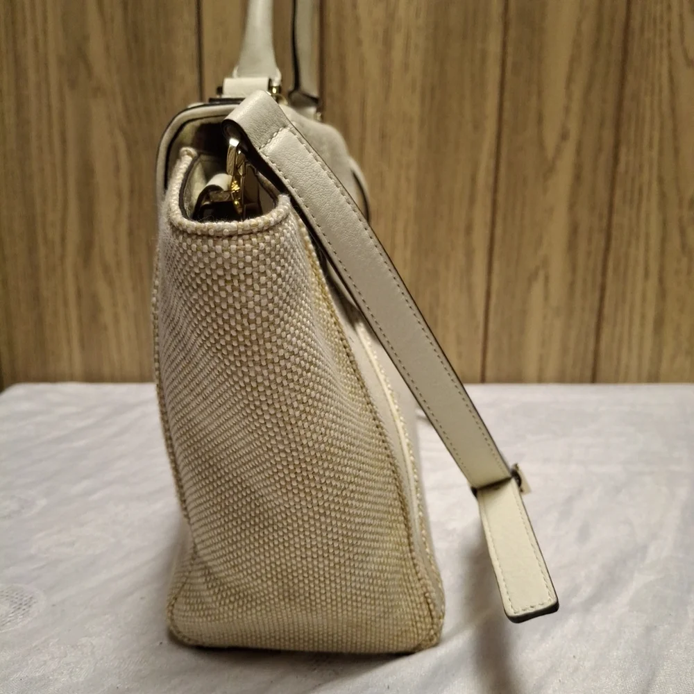 Kate Spade Laurel Wesley Place Convertible Crossbody Satchel 14"×9" - Picture 6 of 9